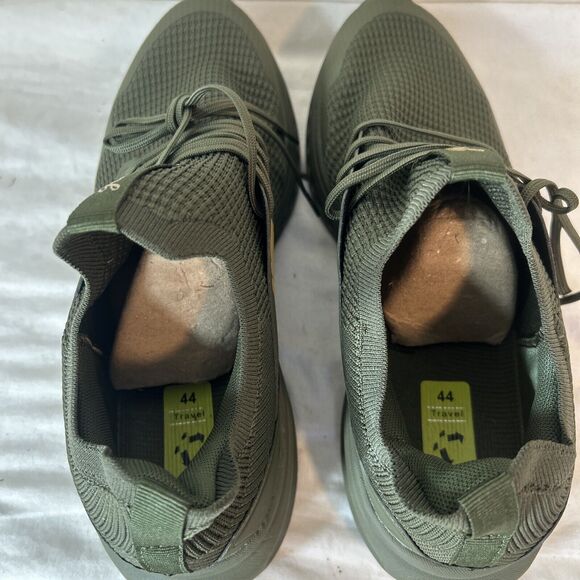 Womens Slip On Walking Shoes Gym Sneakers 10.5 Army Green - Picture 11 of 12